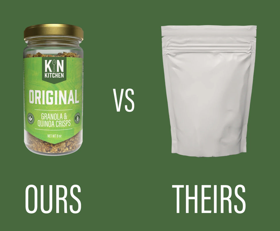 Kin Kitchen Coconut Granola & Quinoa Crisps