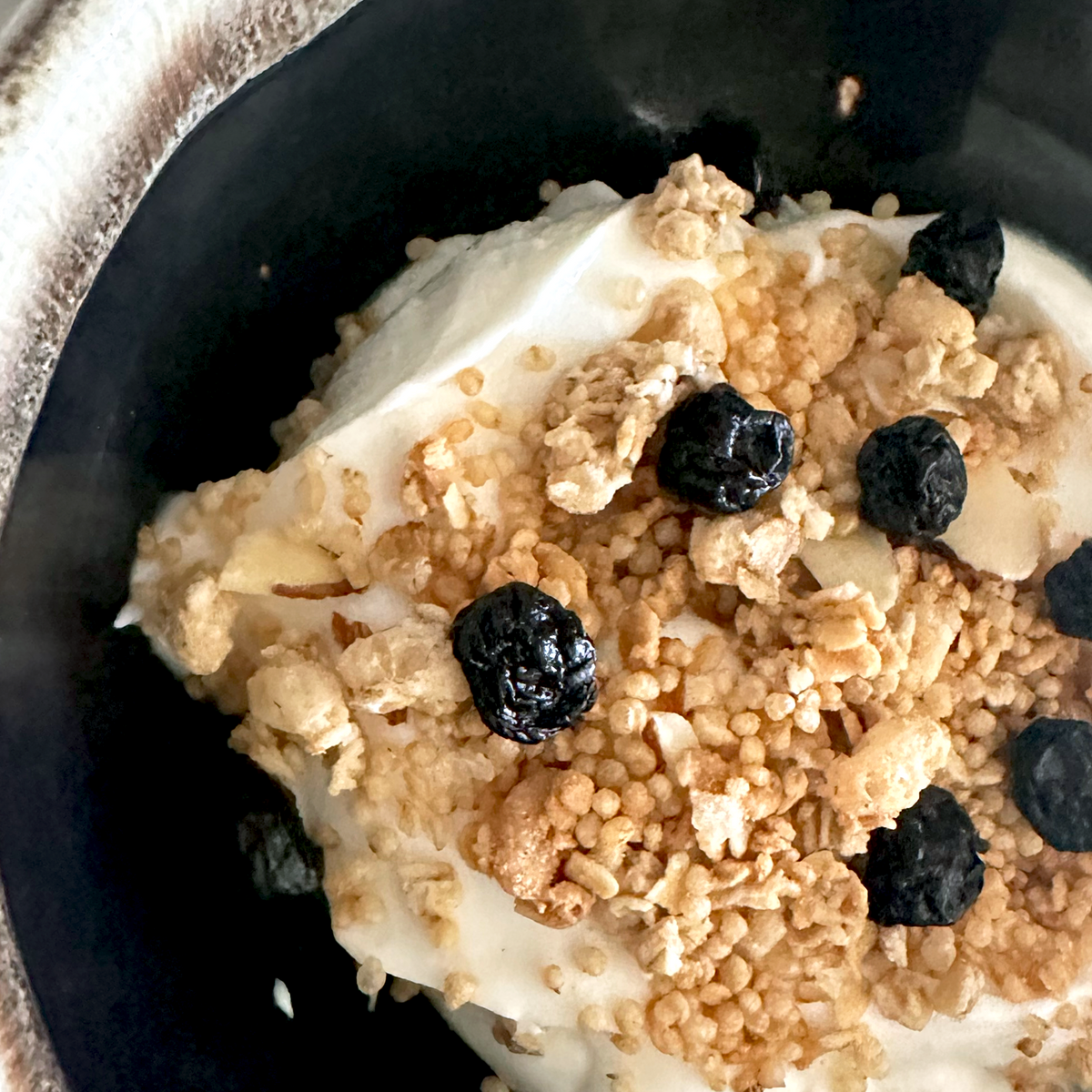 Kin Kitchen granola in a glass jar