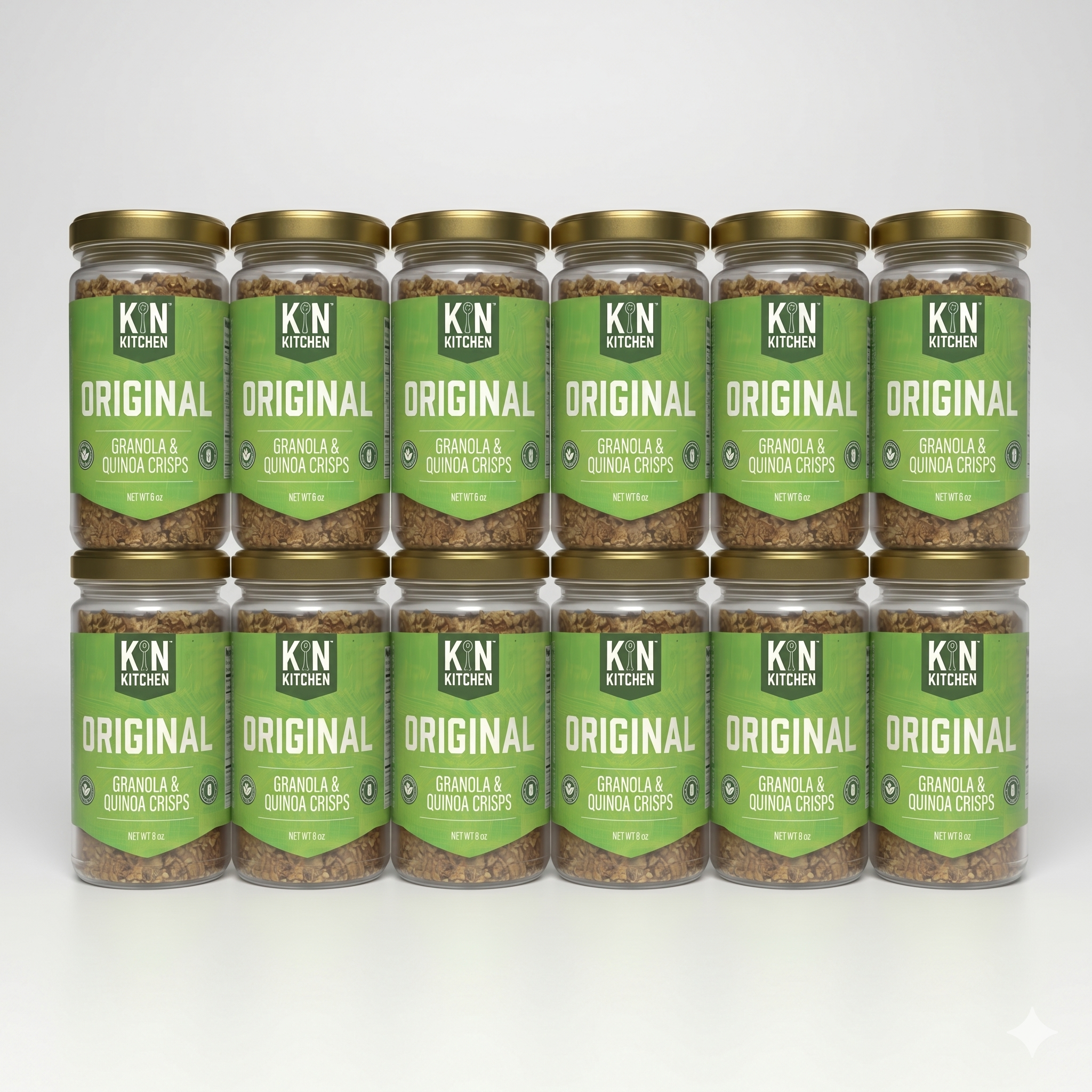 Original Granola & Quinoa Crisps (12 Jars)