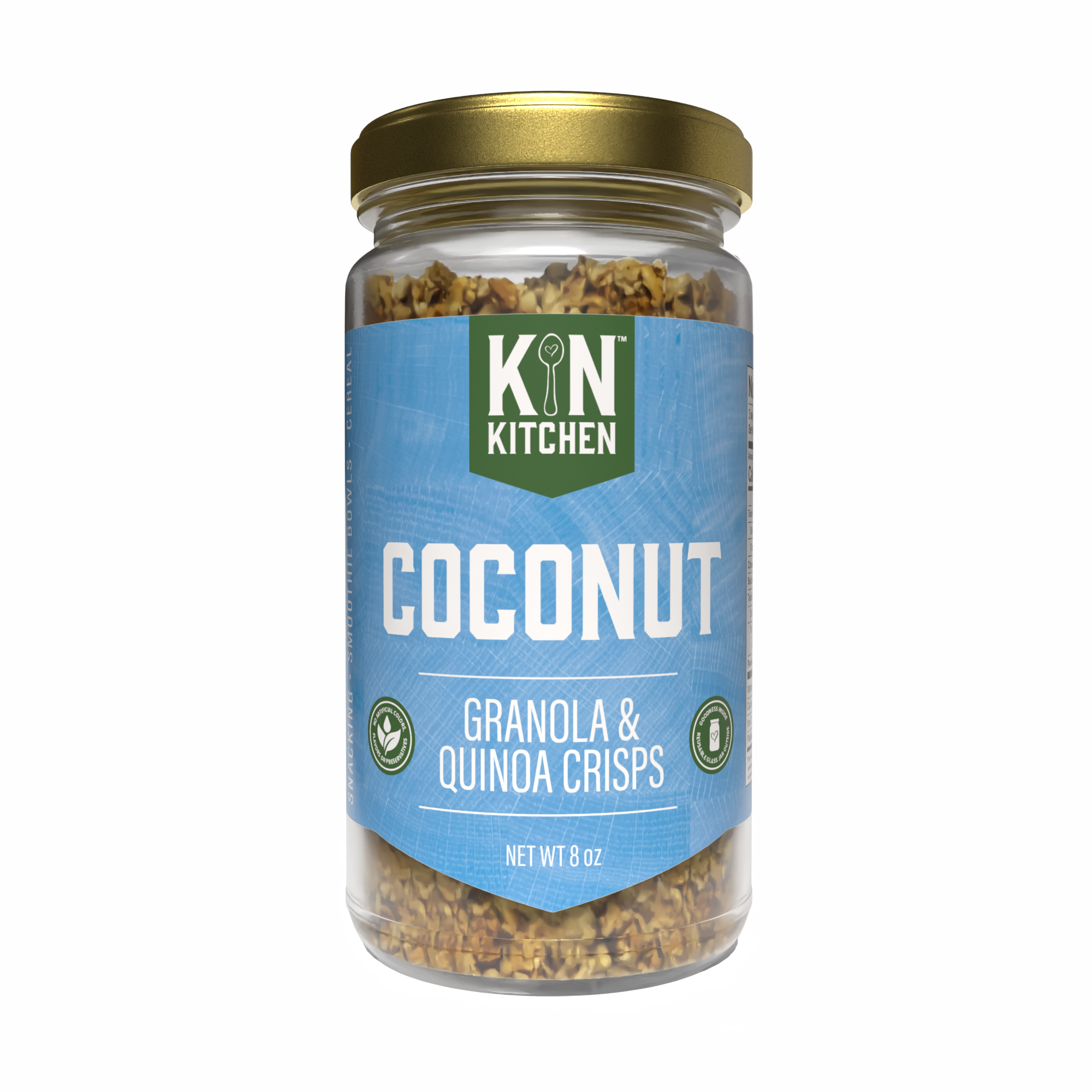 Kin Kitchen Coconut Granola & Quinoa Crisps
