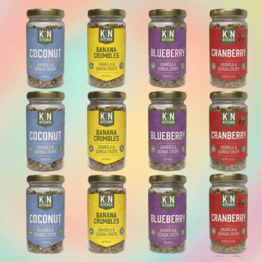 Banana Crumble, Cranberry, Blueberry, Coconut - Granola Variety Pack